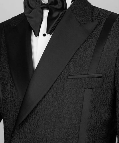 Double Breasted Tuxedo With Sash Detail