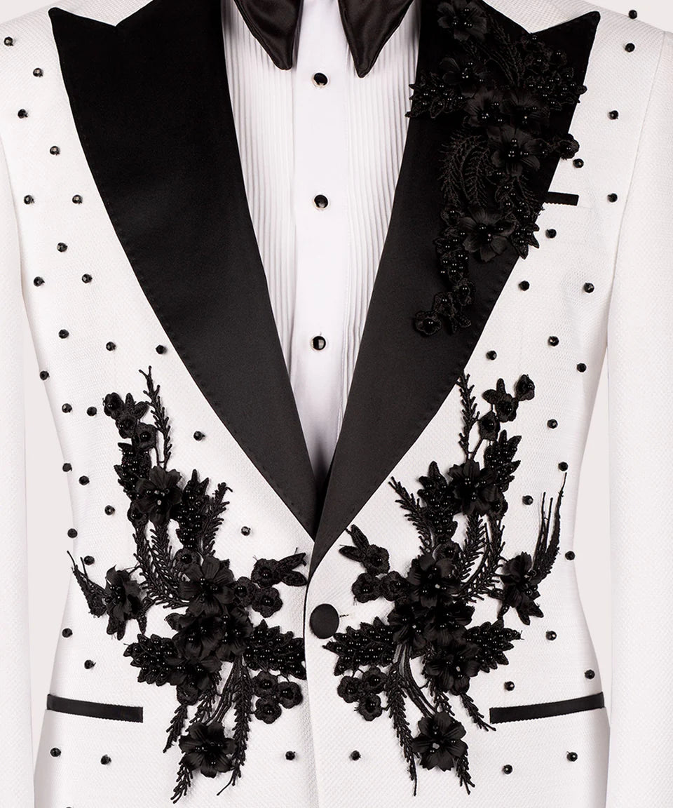 Exclusive Jewelry Ornament White Tuxedo