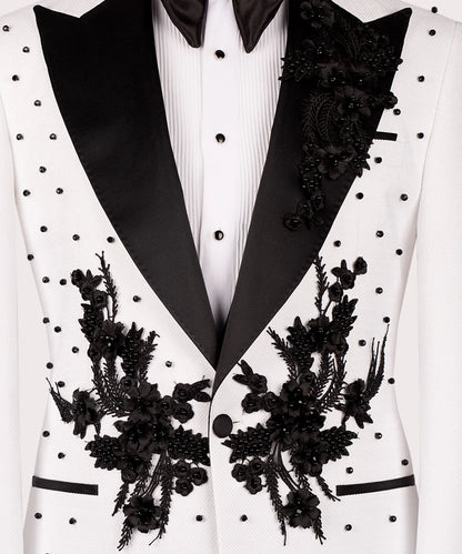Exclusive Jewelry Ornament White Tuxedo