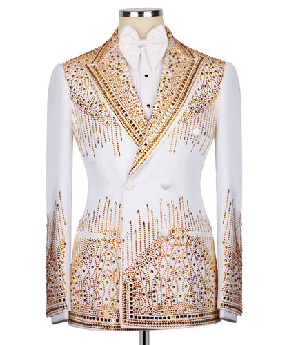 Exclusive Stone Embroidered Tuxedo