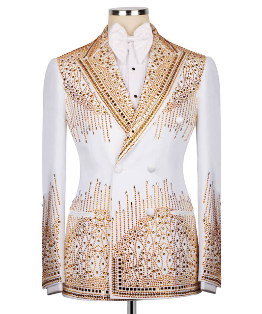 Exclusive Stone Embroidered Tuxedo