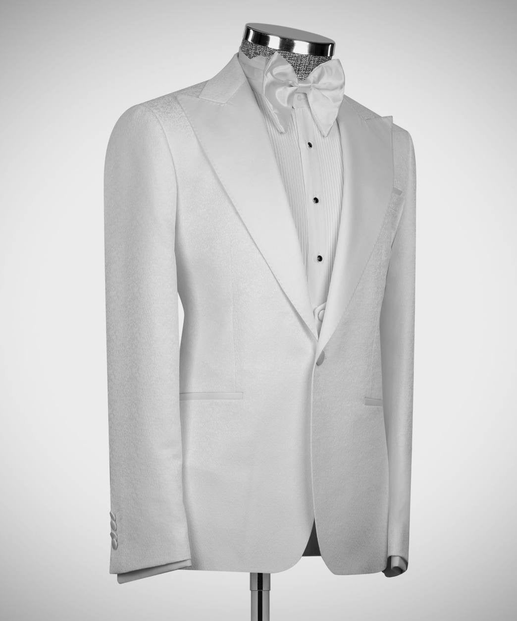 Classic White Tuxedo Set