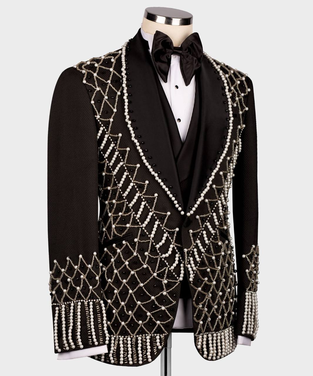 Exclusive Stone Embellished Tuxedo