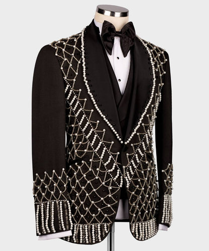 Exclusive Stone Embellished Tuxedo