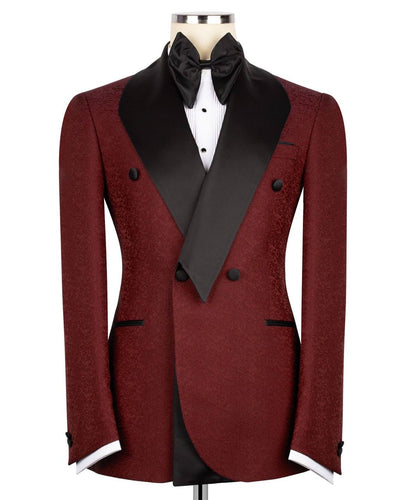 Two Piece Tuxedo with Custom Collar Design
