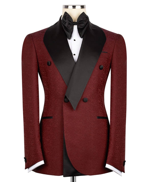 Two Piece Tuxedo with Custom Collar Design
