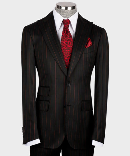 Classic Striped Three Piece Suit