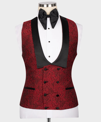 Patterned Red Tuxedo