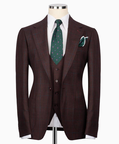 Plaid Three Piece Suit