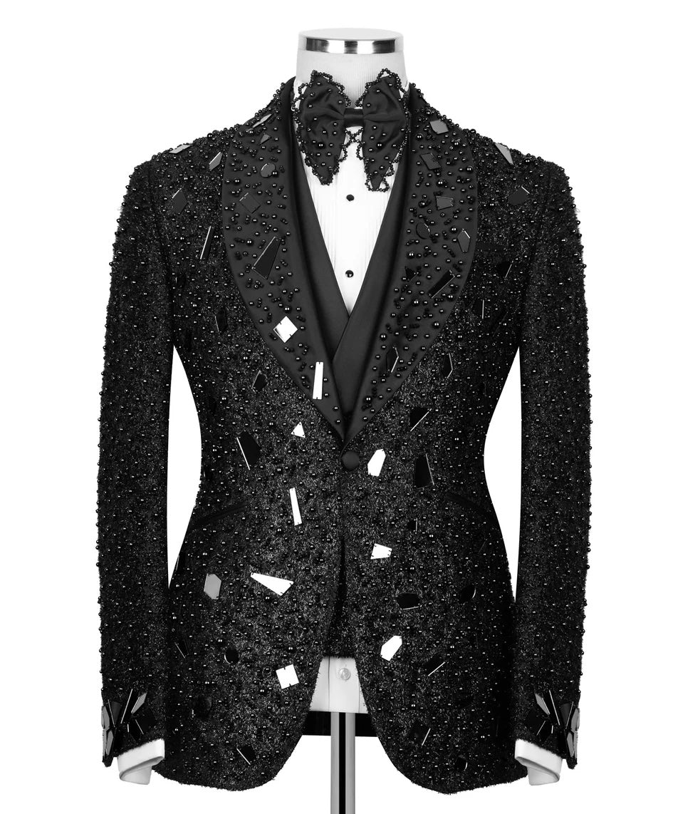 Exclusive Tuxedo With Custom Decoration