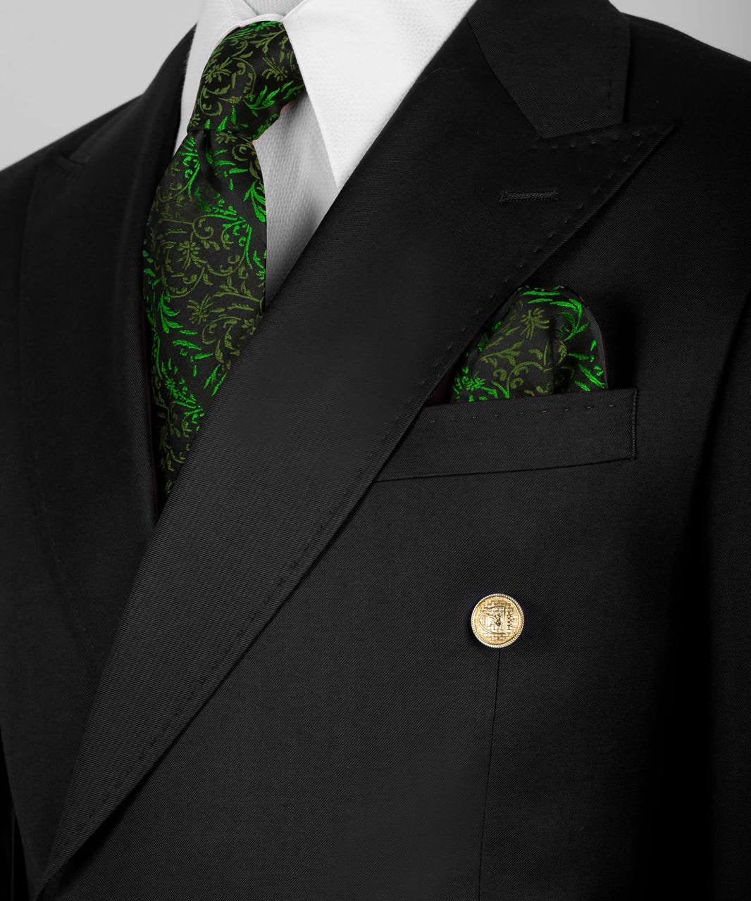 Peak Lapel Double Breasted