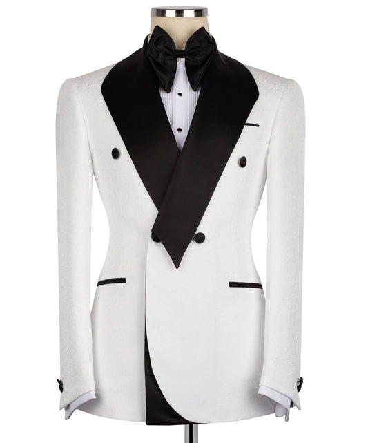 Two Piece Tuxedo with Custom Collar Design