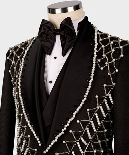 Exclusive Stone Embellished Tuxedo