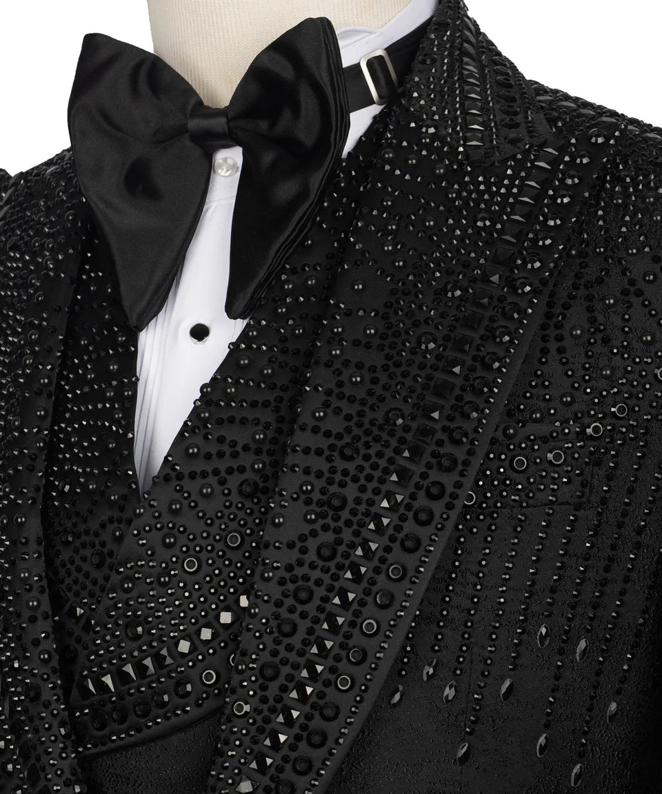 Exclusive Stone Embroidered Tuxedo
