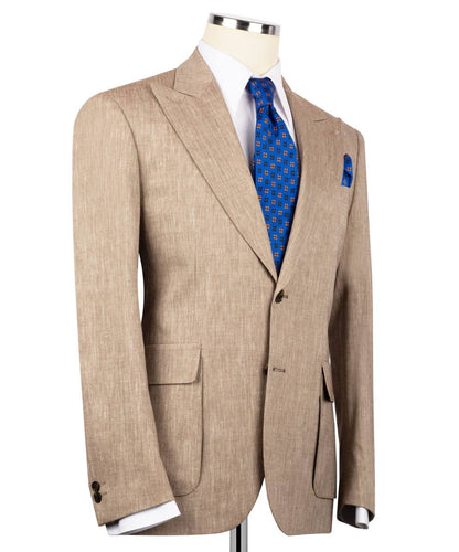 Linen Fabric Men’s Suit