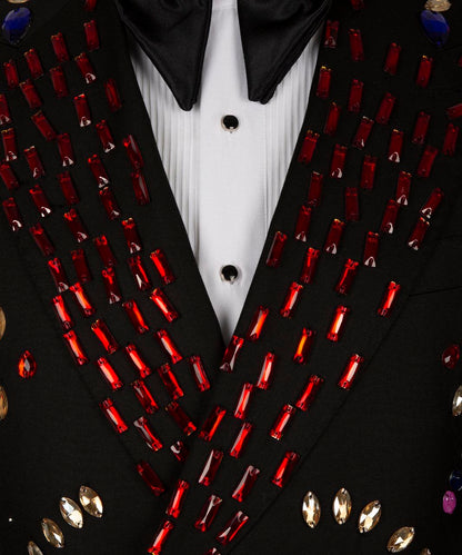 Crystal Colored Stone Custom Design Tuxedo