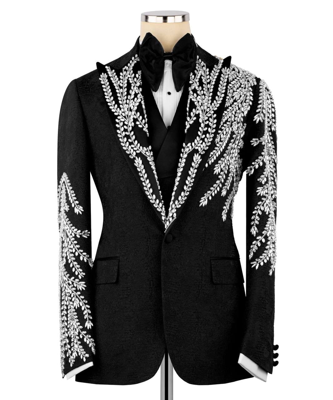 Premium Crystal Embellished Tuxedo