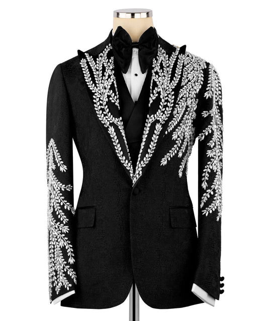 Premium Crystal Embellished Tuxedo