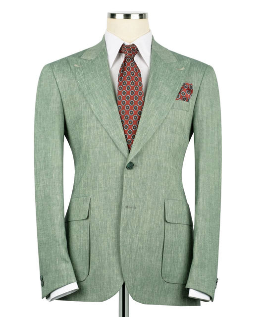 Linen Fabric Men’s Suit