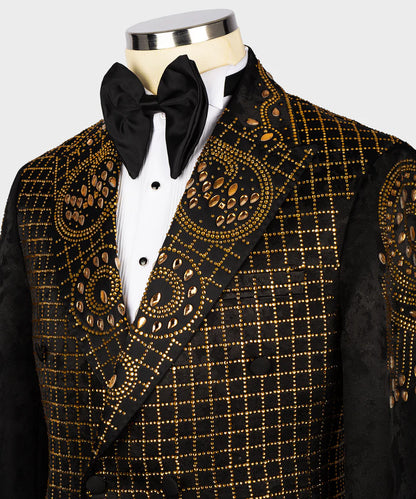 Stone Embroidered Special Design Tuxedo