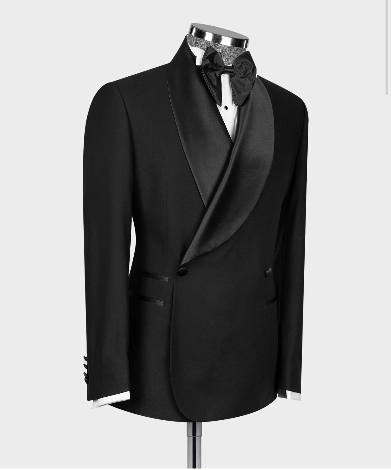 Double Button Black Tuxedo