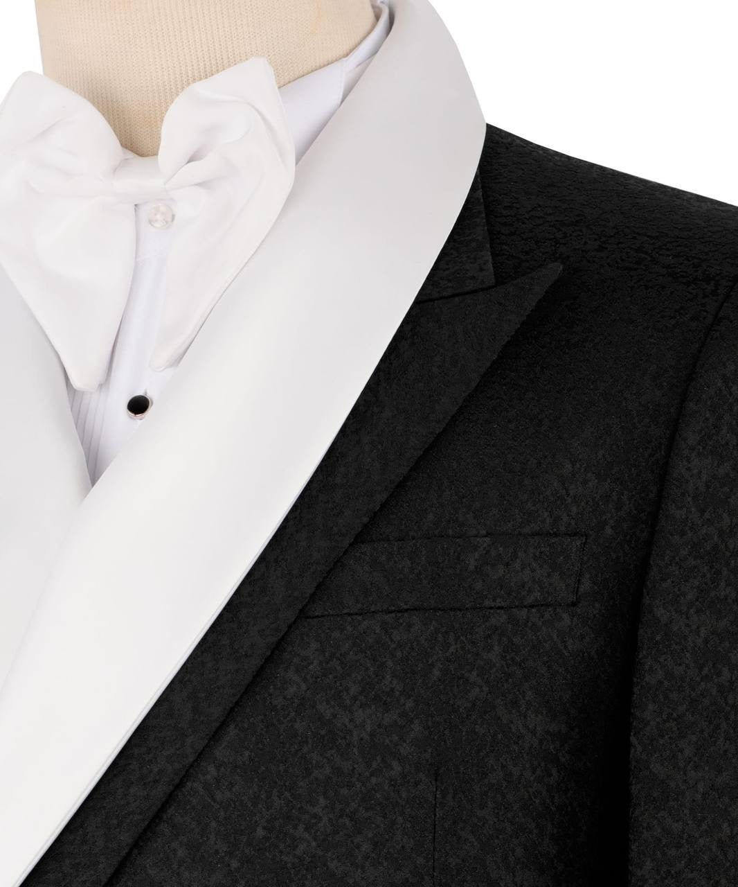 Double Breasted Black Tuxedo