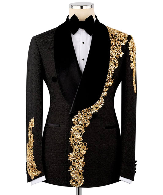 Stone Embellished Tuxedo