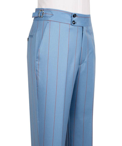 Pinstripe Double Breasted Suit