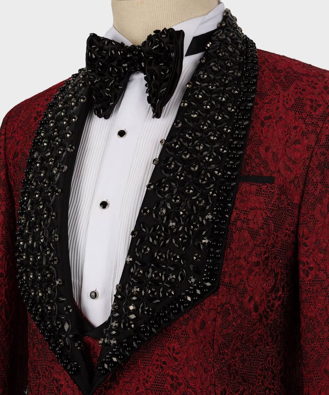 Exclusive Stone Embroidered Tuxedo