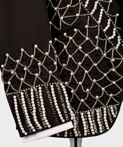Exclusive Stone Embellished Tuxedo