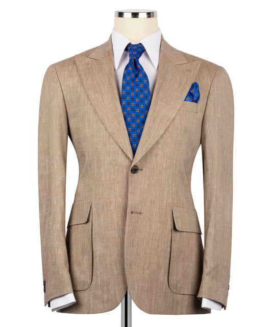 Linen Fabric Men’s Suit