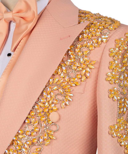 Rhinestone Embellished Tuxedo