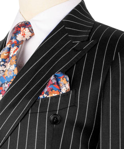 Striped Double Breasted Suit