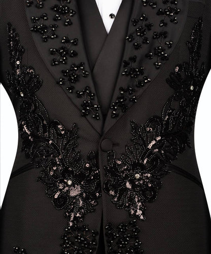 Exclusive Tuxedo With Custom Decoration