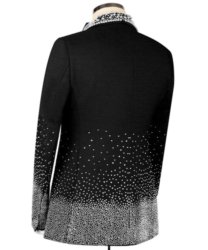 Exclusive Design Stone Embellished Tuxedo
