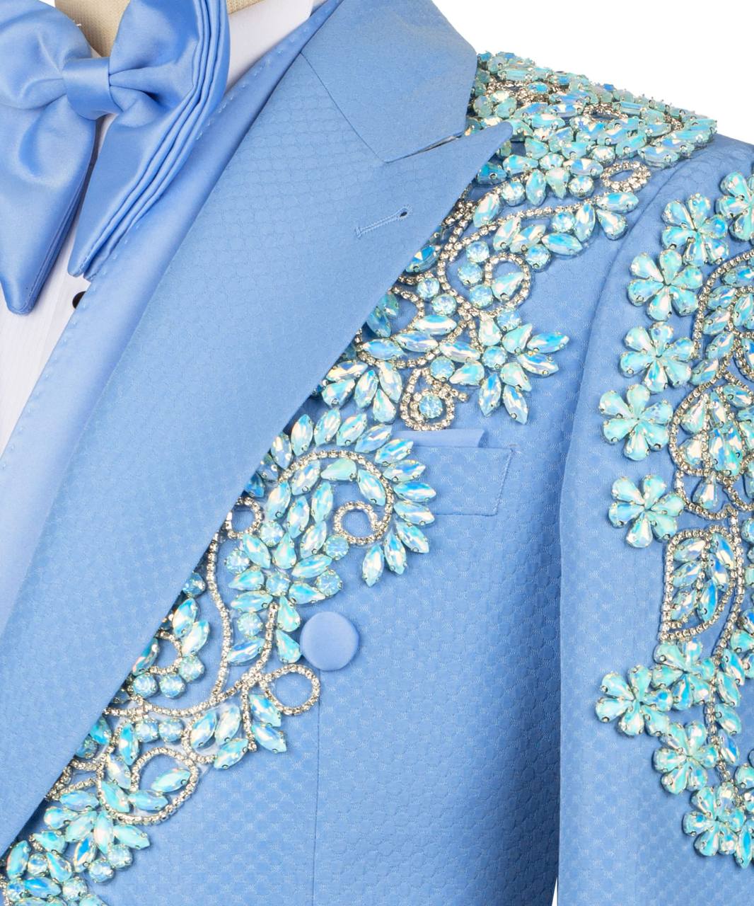 Rhinestone Embellished Tuxedo