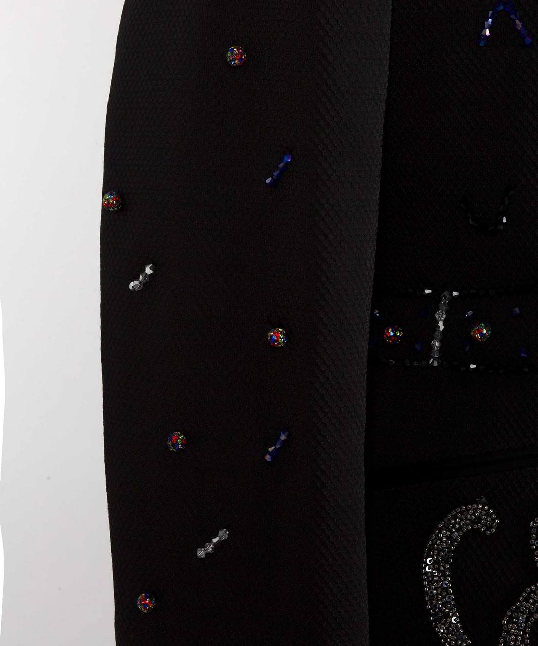 Jewelry Embellished Black Tuxedo