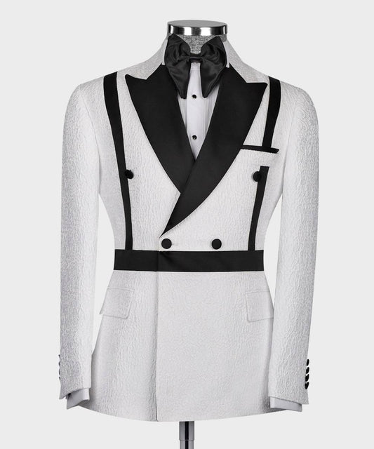 Double Breasted Tuxedo With Sash Detail