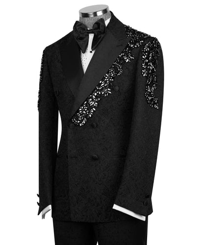 Exclusive Stone Embellished Tuxedo