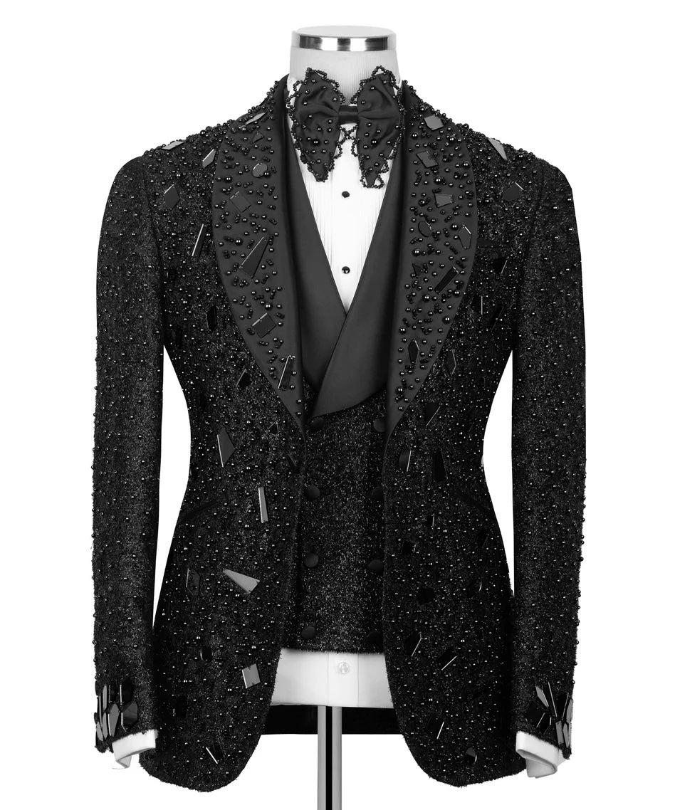 Exclusive Tuxedo With Custom Decoration