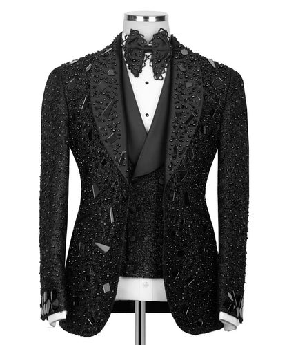 Exclusive Tuxedo With Custom Decoration