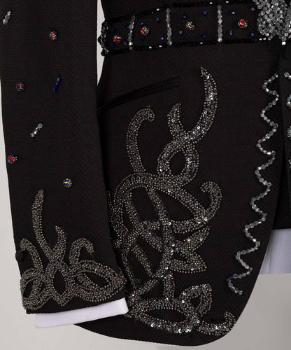 Jewelry Embellished Black Tuxedo
