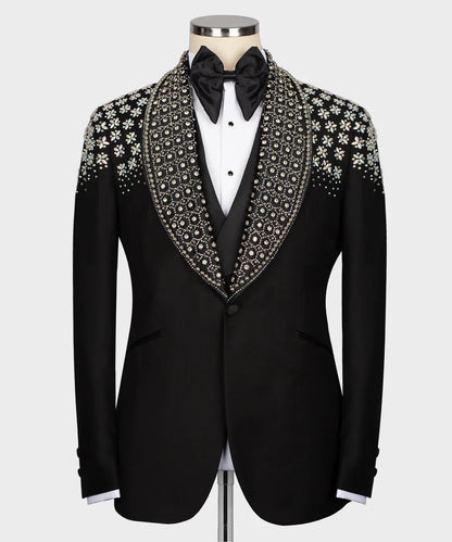 Exclusive Stone Embroıdered Tuxedo