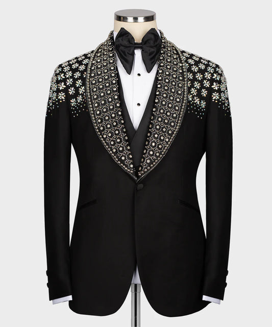 Exclusive Stone Embroıdered Tuxedo