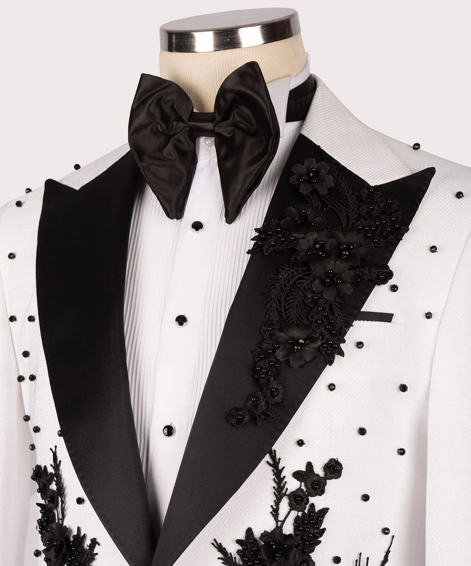 Exclusive Jewelry Ornament White Tuxedo