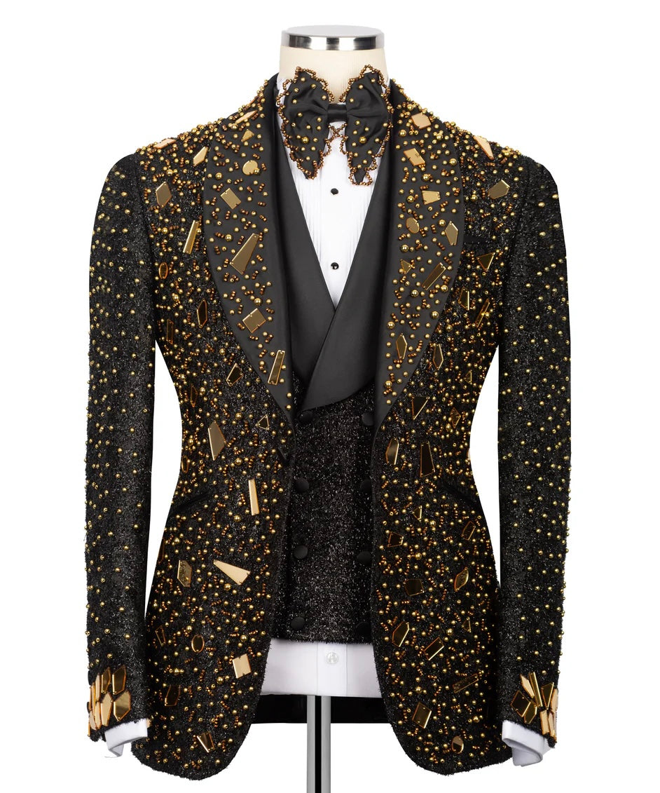 Exclusive Tuxedo With Custom Decoration