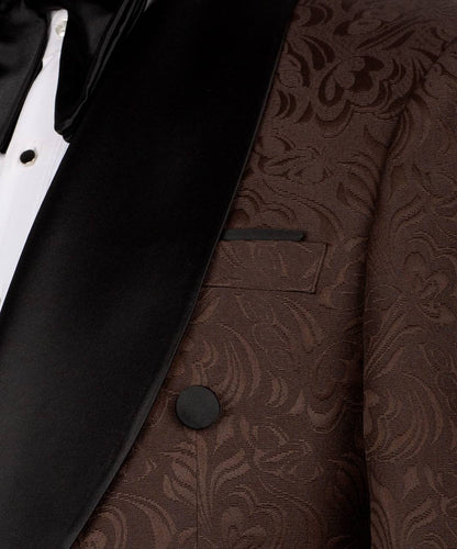 Brown Paisley Shawl Tuxedo