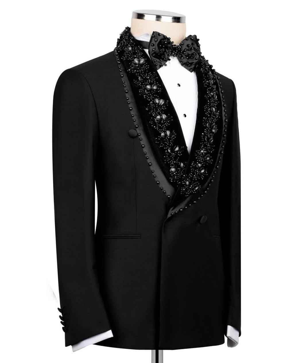 Black Embellished Tuxedo
