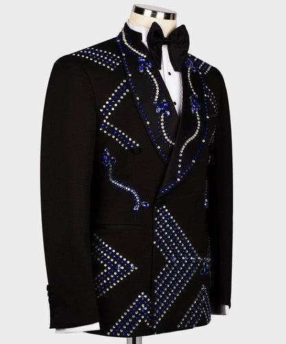 Exclusive Stone Embellished Tuxedo