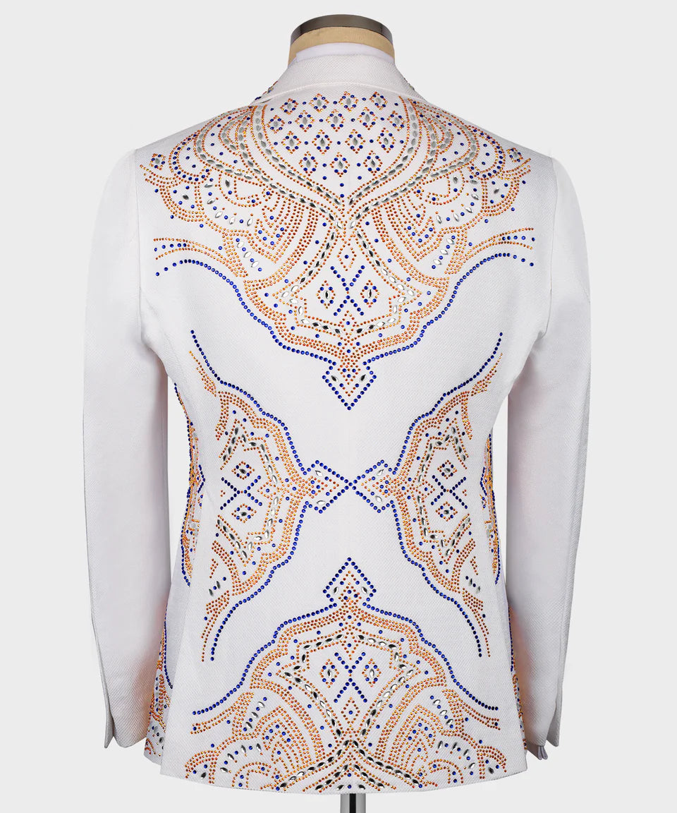 Exclusive Stone Design White Tuxedo